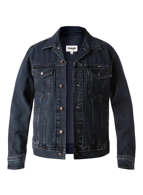 Wrangler, Jeansjacke, Baumwolle, dunkelblau