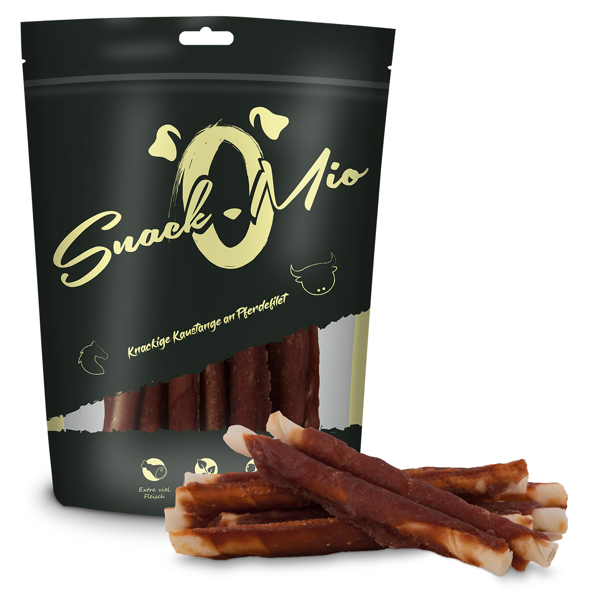SnackOMio - knackige Kaustange an Pferdefilet kaufen bei ZooRoyal