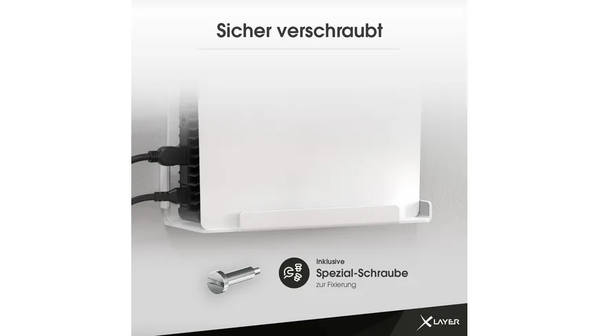 PS5 Wandhalterung XLAYER weiß