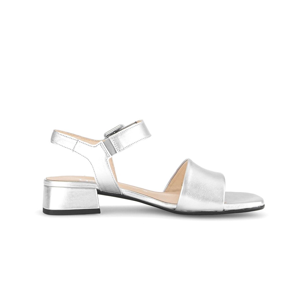 Gabor comfort Riemchensandale silber