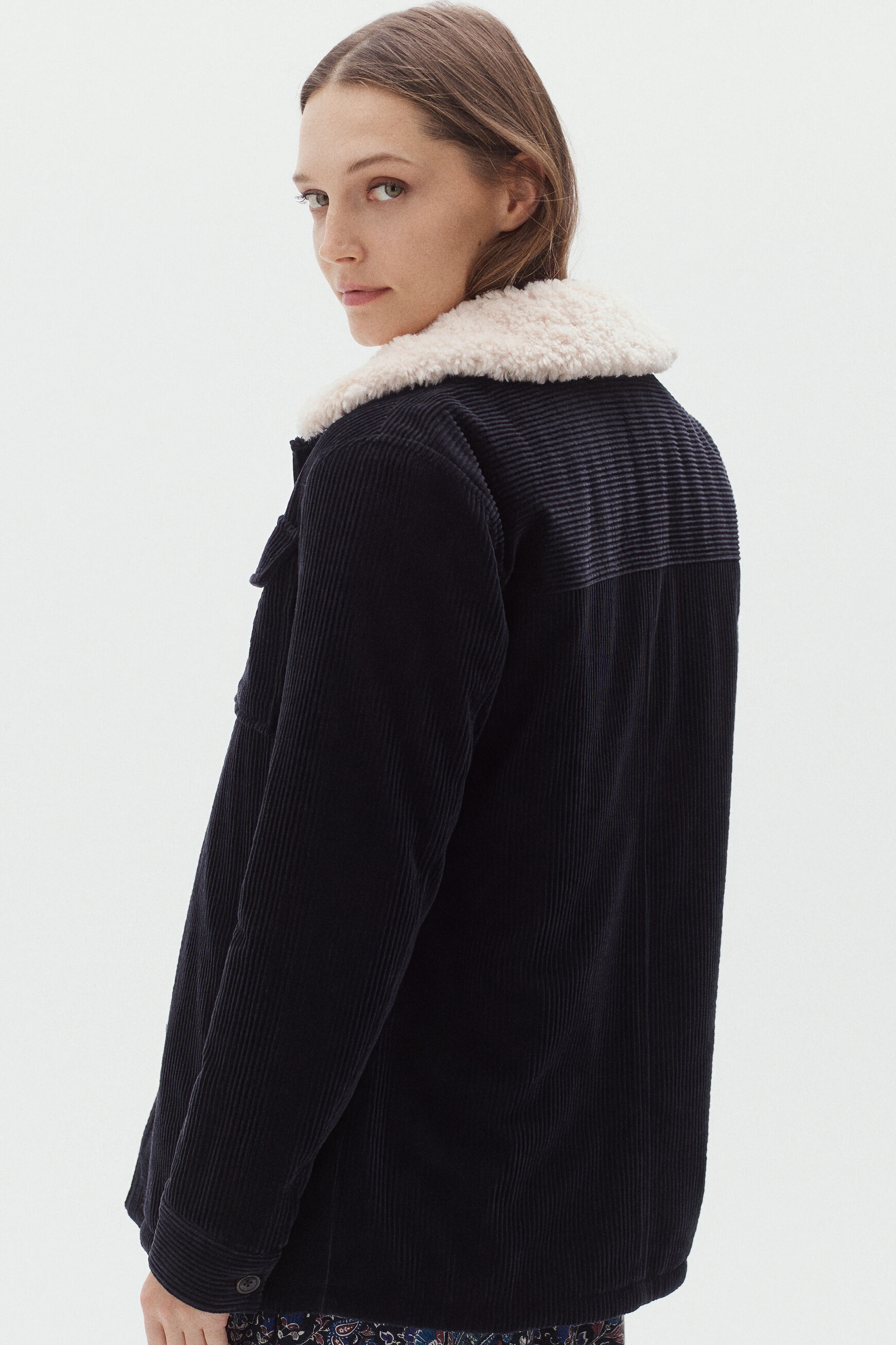 veste noemie bleu marine femme