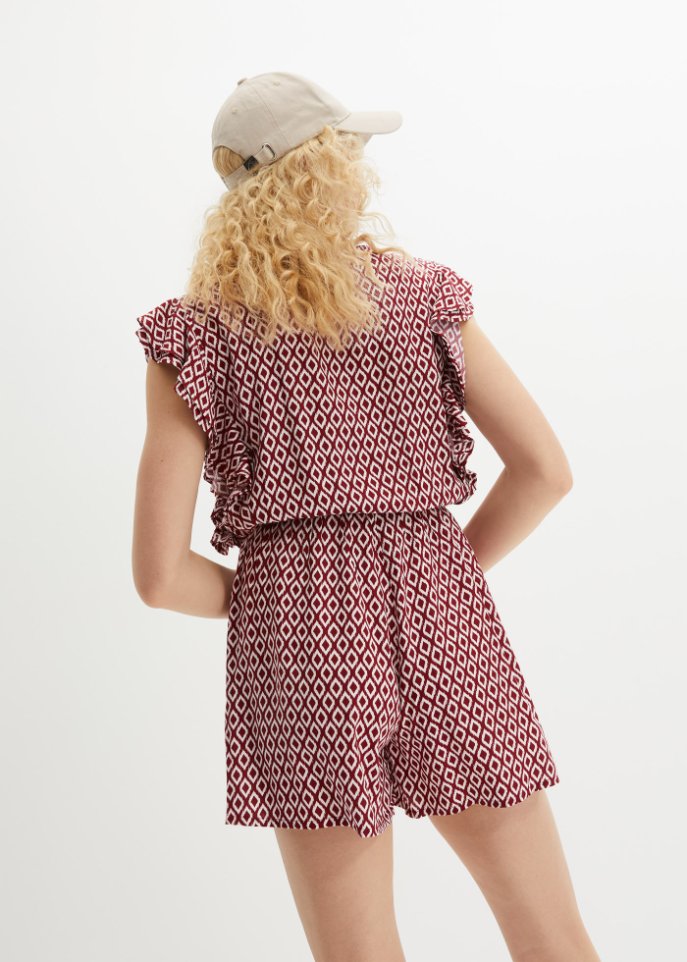 Jumpsuit mit Wickeldetail