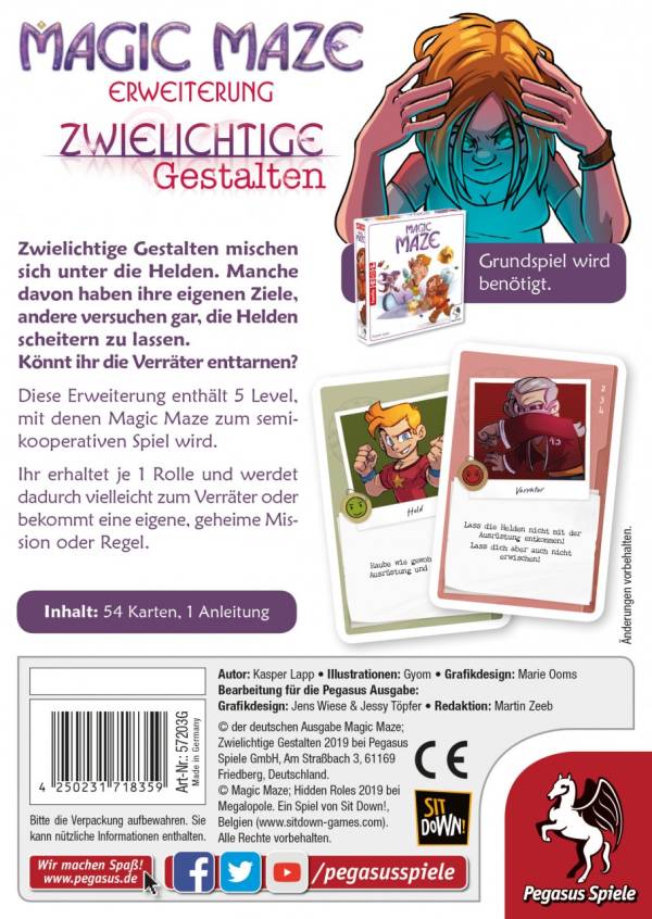 Magic Maze: Zwielichtige Gestalten (Erw.)