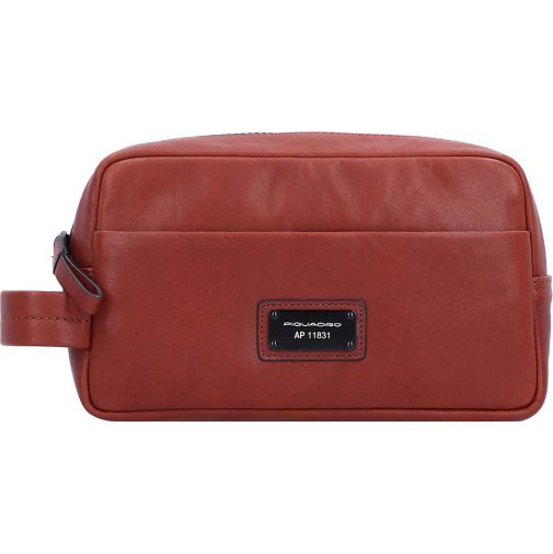 Piquadro Harper Kulturbeutel Leder 23 cm