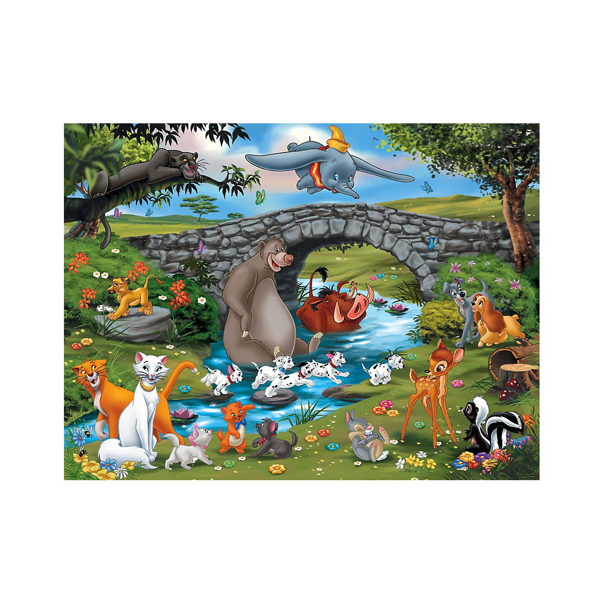 Puzzle, 100 Teile XXL, 49x36 cm,   Friends