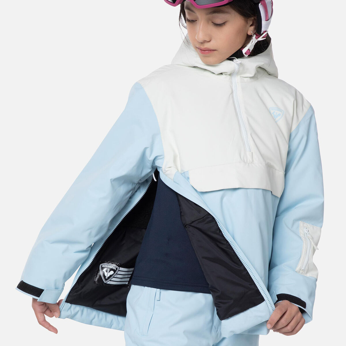 Bicolor Kinder-Skianorak