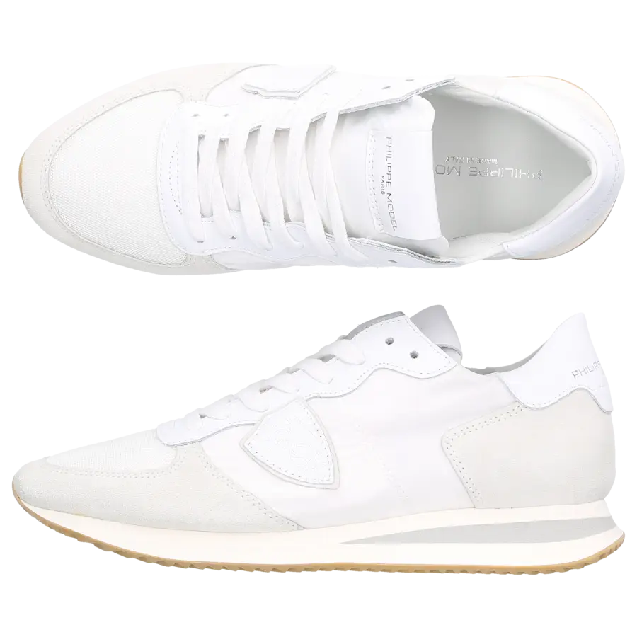 Philippe Model - Sneaker low TRPX BASIC Kalbsveloursleder - weiß