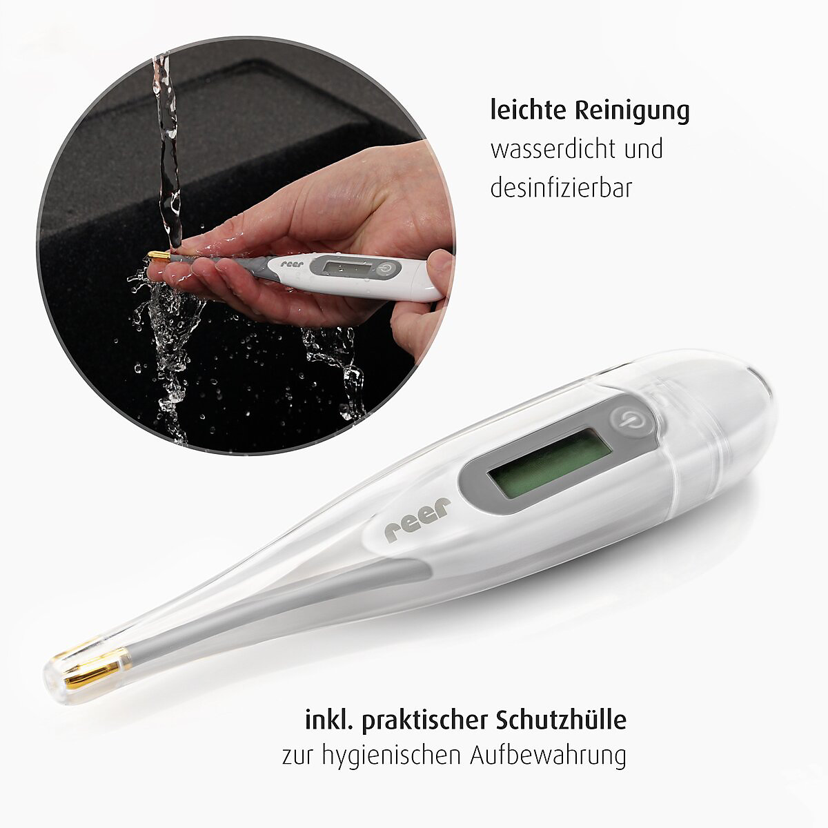 Fieberthermometer ExpressTemp mit flexibler Spitze