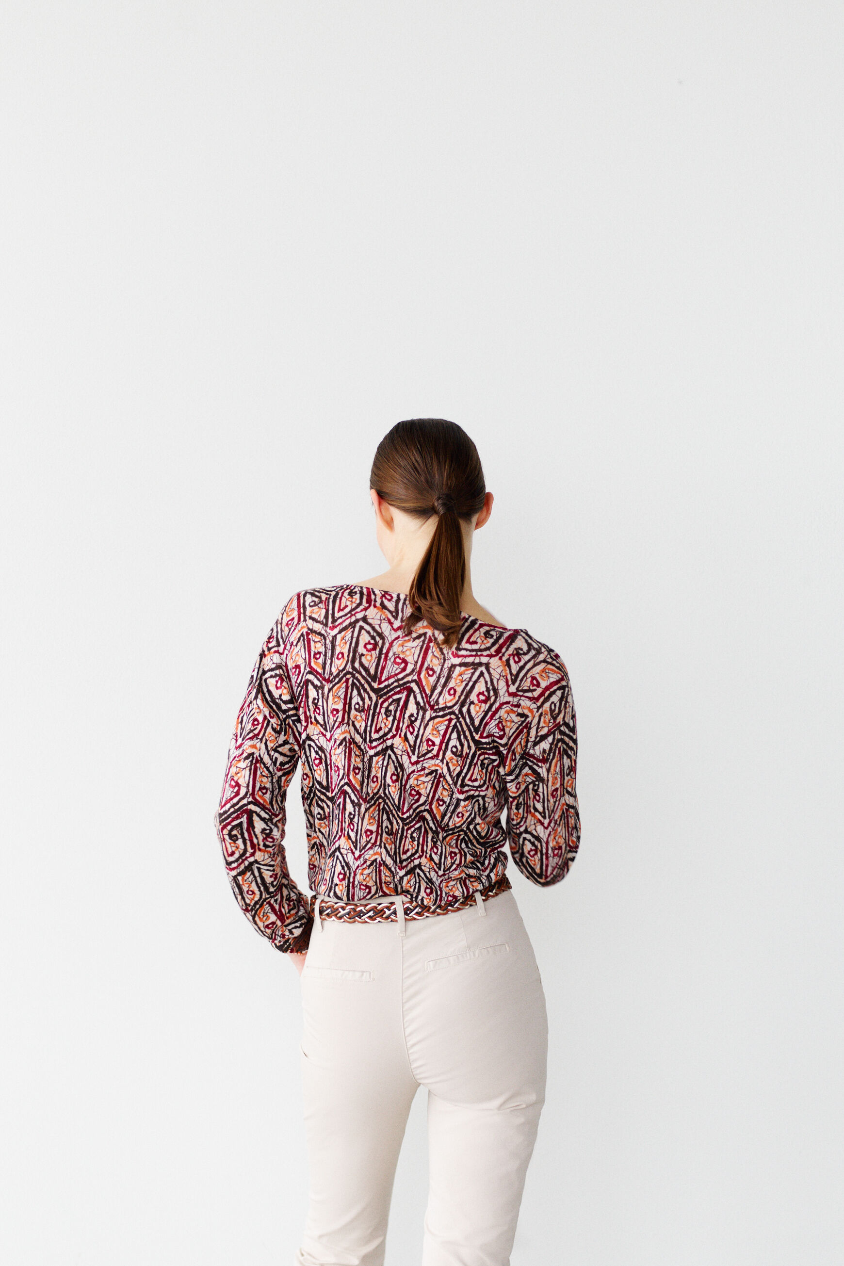 pull albane 100% lin taupe femme