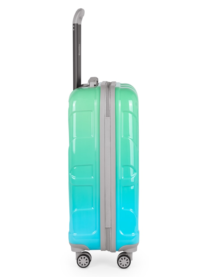 suitline Handgepäckkoffer 55x35x20 cm Carry-On 55cm Hartschale 34 L in Northern Lights günstig kaufen S