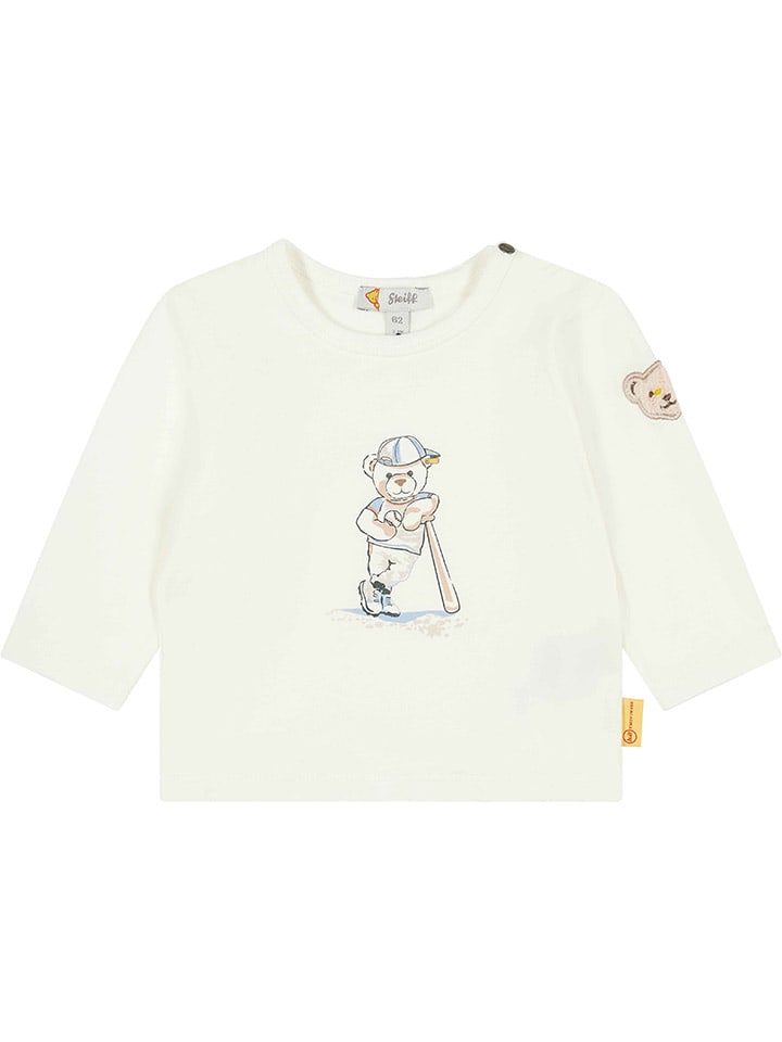 Steiff Longsleeve in Weiß günstig kaufen