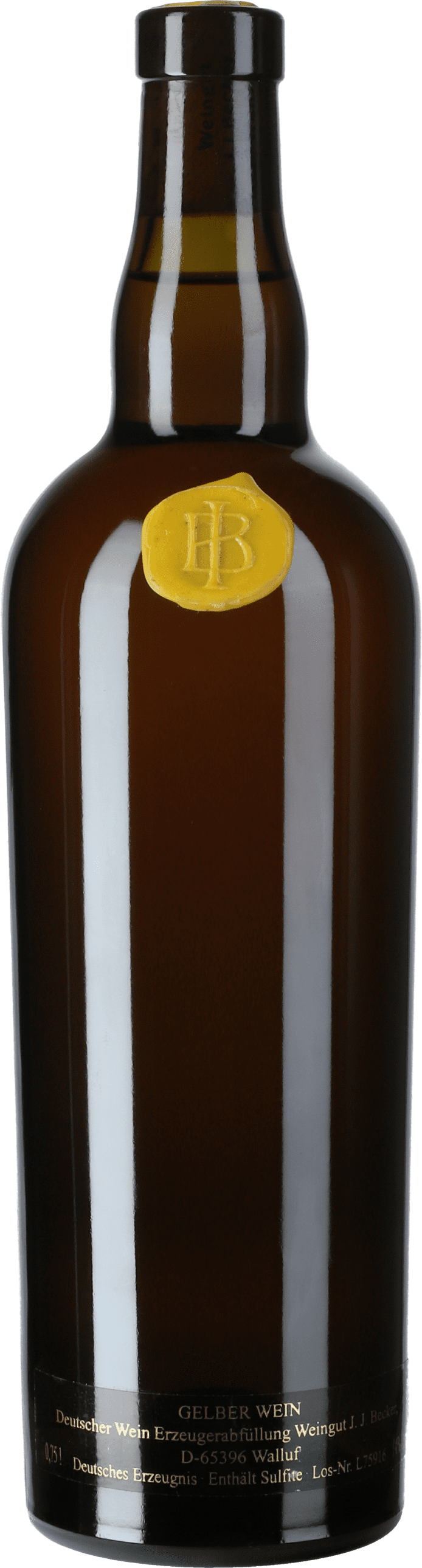 J. B. Becker: Gelber Wein 2014