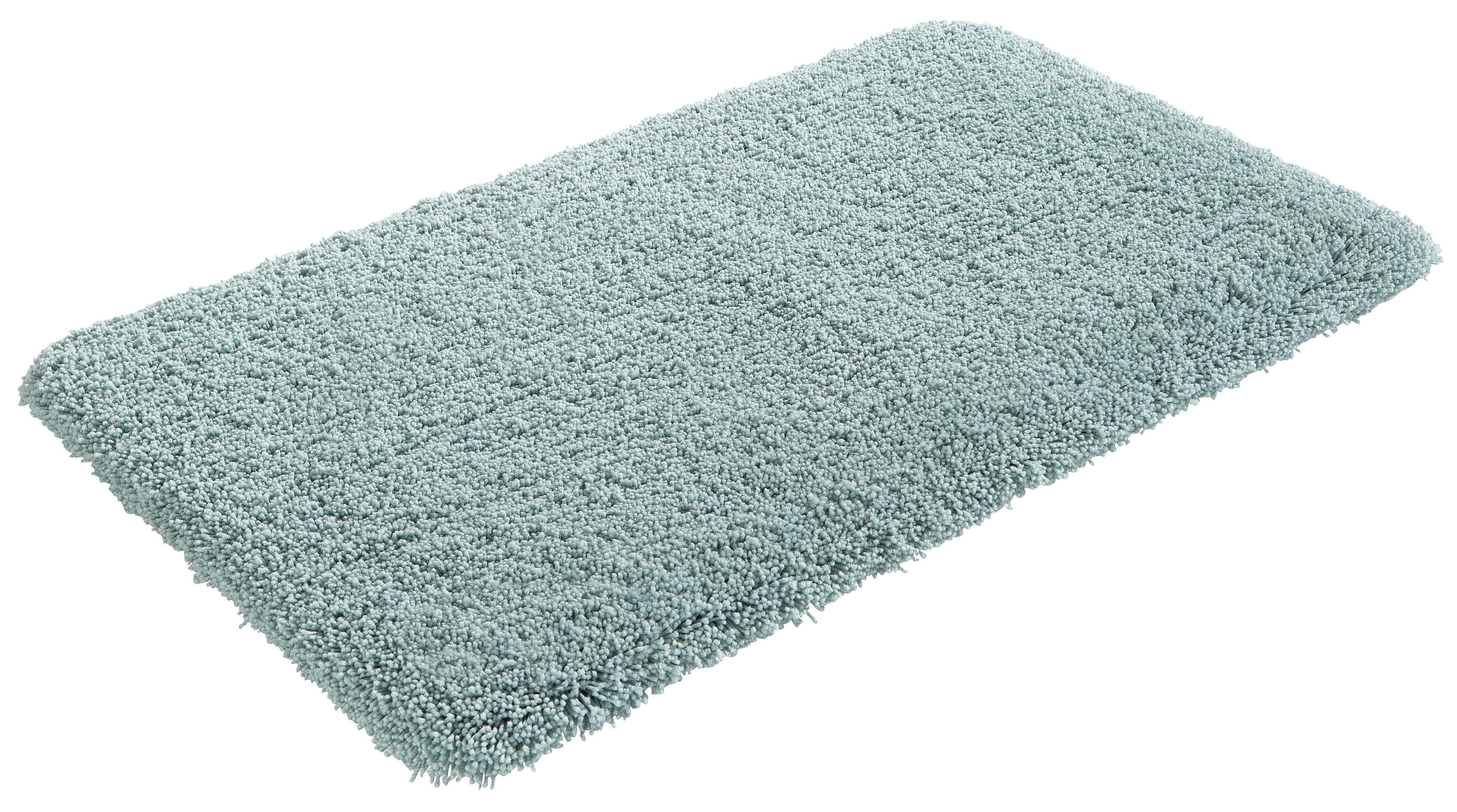 Badematte Mellow Kleine Wolke, Höhe 40 mm, rutschhemmend beschichtet, schnell trocknend, Polyester, rechteckig, Badteppich, Uni-Farben, rechteckig & rund erhältlich