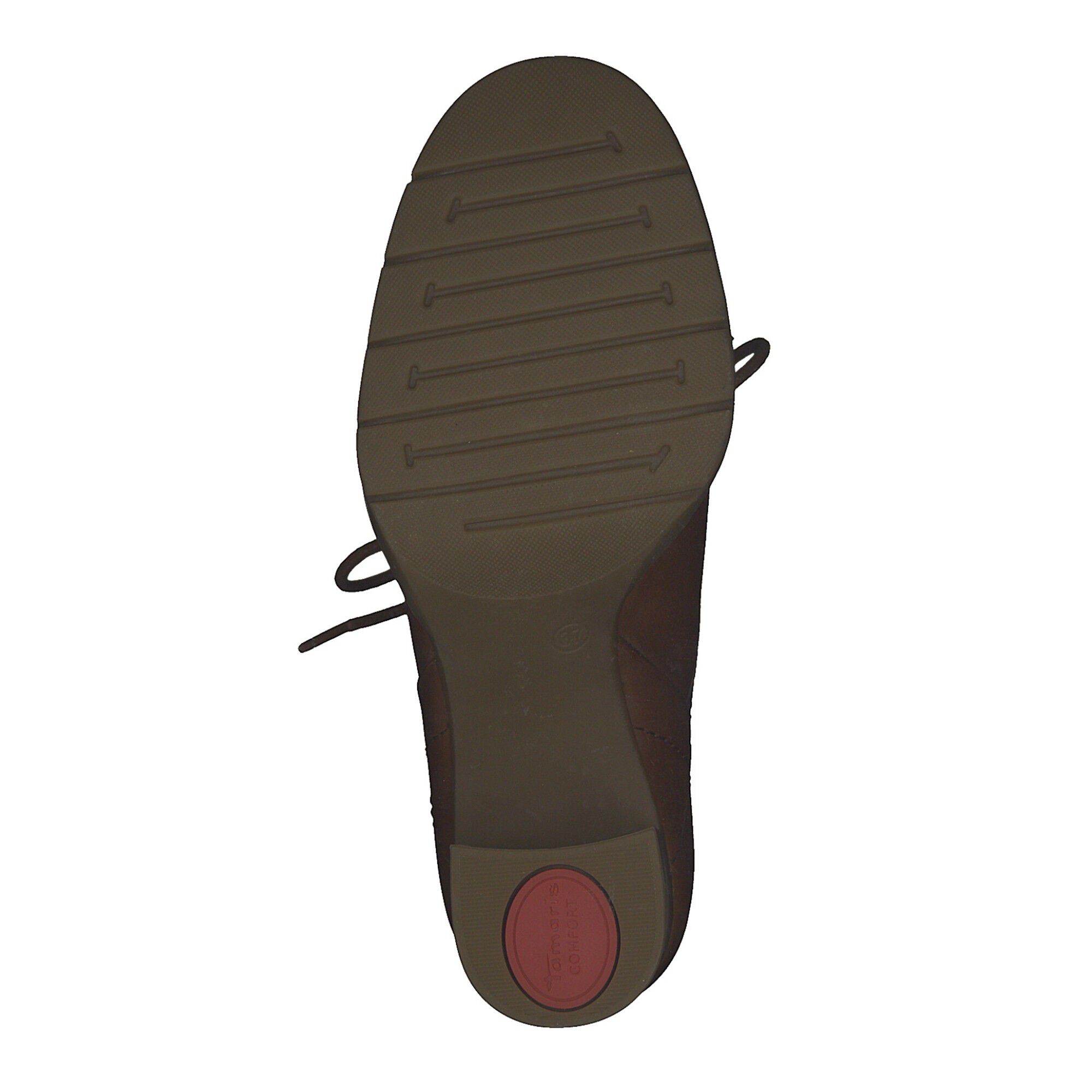 Trotteur talon à lacets cuir