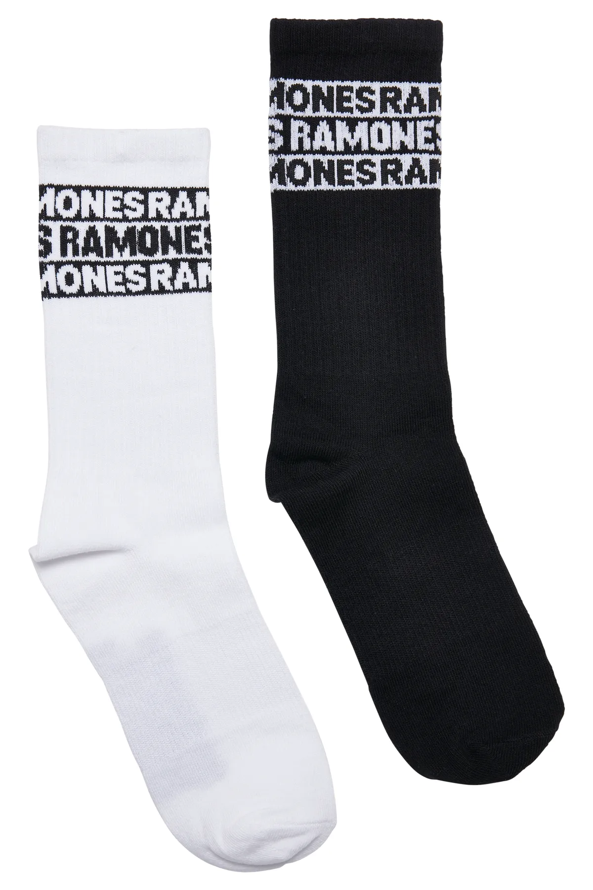 Merchcode  Accessoires Ramones Totenkopf Socken 2er-Pack