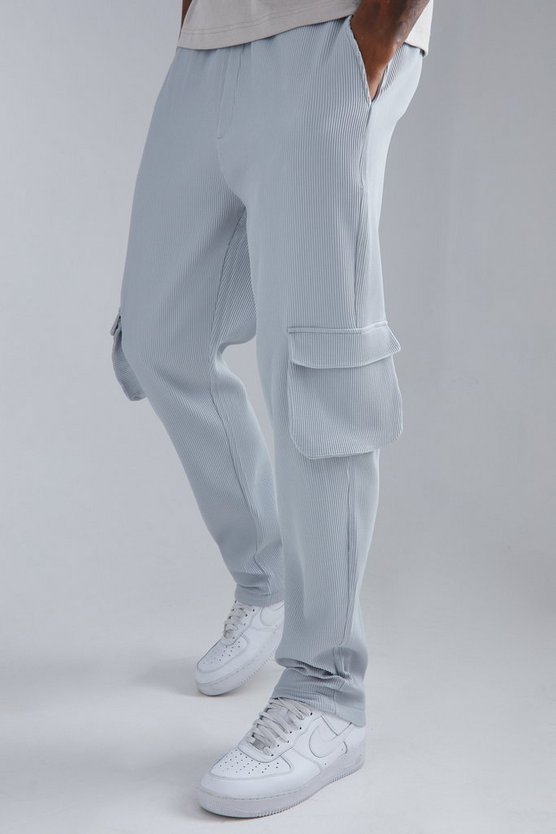 Tall schmale Cargohose mit elastischem Bund