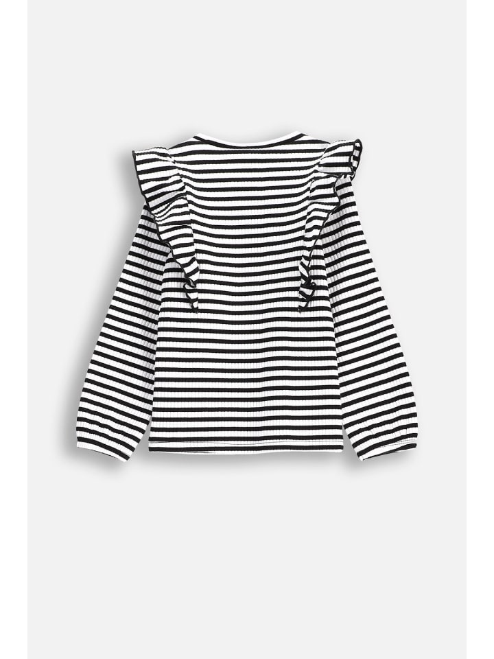 Coccodrillo Langarm-Rippstrick-T-Shirt in bunt günstig kaufen