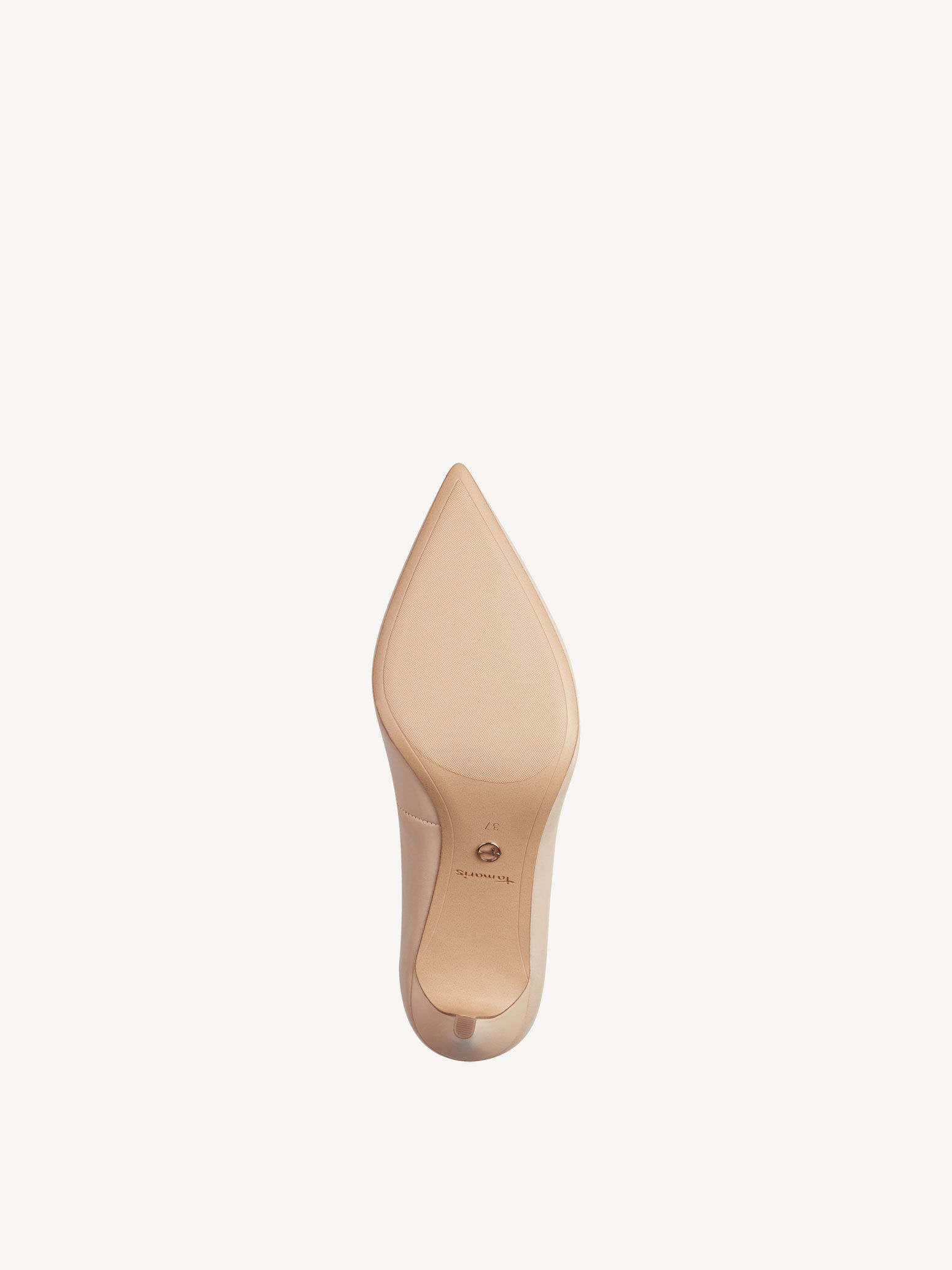 Escarpin en cuir - beige