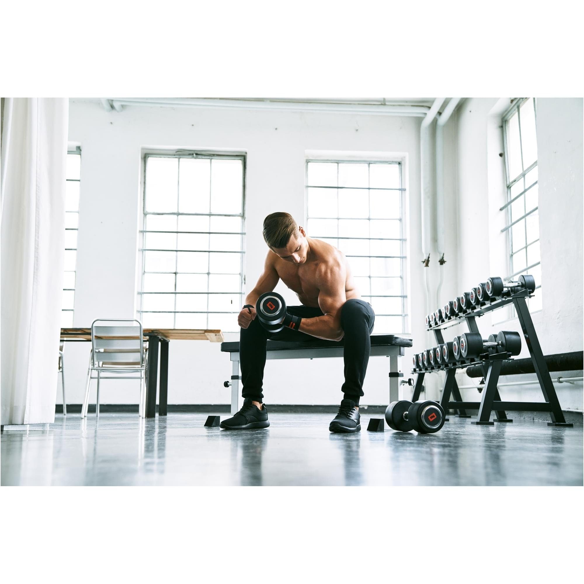 GORILLA SPORTS Kurzhantel Einzeln/2er Set, Gewichte 2,5-50kg - Rundhanteln, Dumbbells, Hantelset