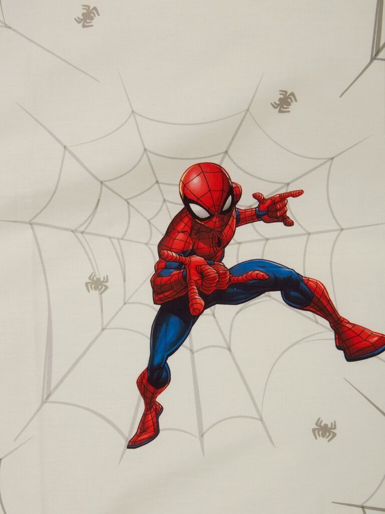 SPIDER-MAN sengetøysett 140x200 hvitt