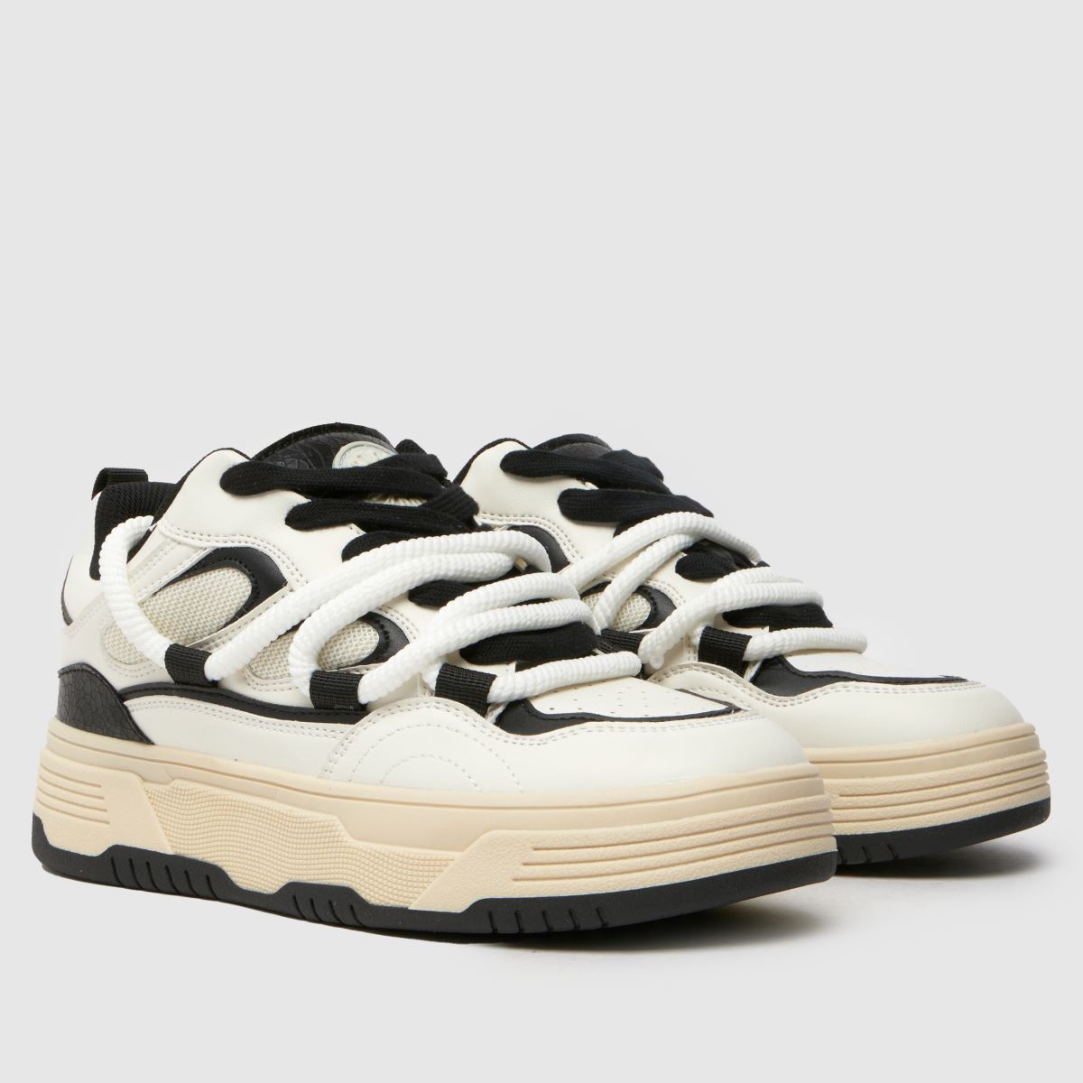 Steve Madden – Boomer – Vita, flerfärgade skateskor