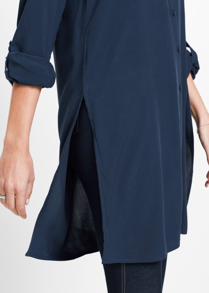 Viskose Longbluse