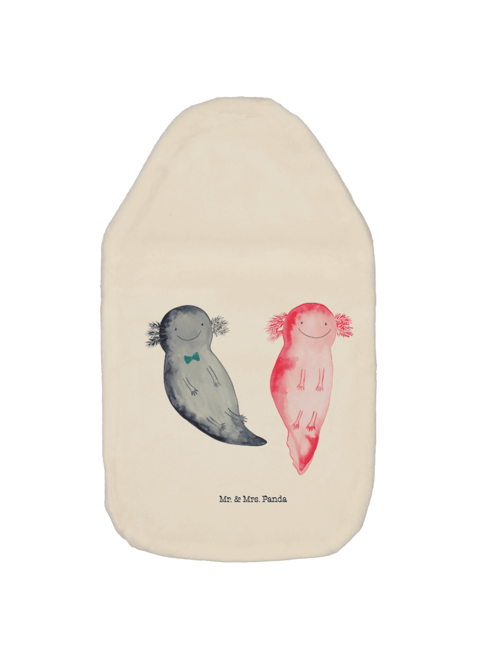 Mr. & Mrs. Panda Wärmflasche Axolotl Freundin ohne Spruch in Weiß günstig kaufen onesize