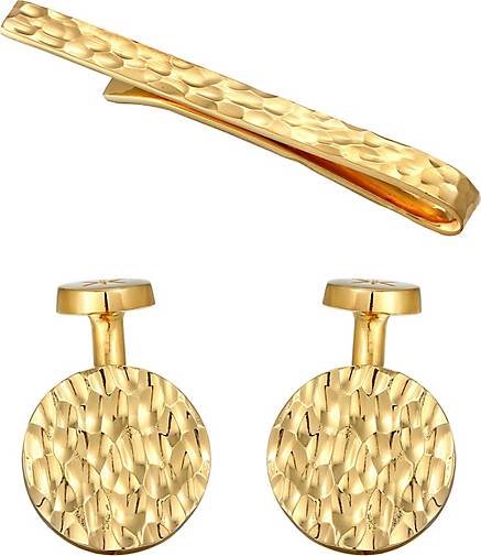 KUZZOI Schmuckset Manschettenknöpfe Krawattennadel Set 925 Silber