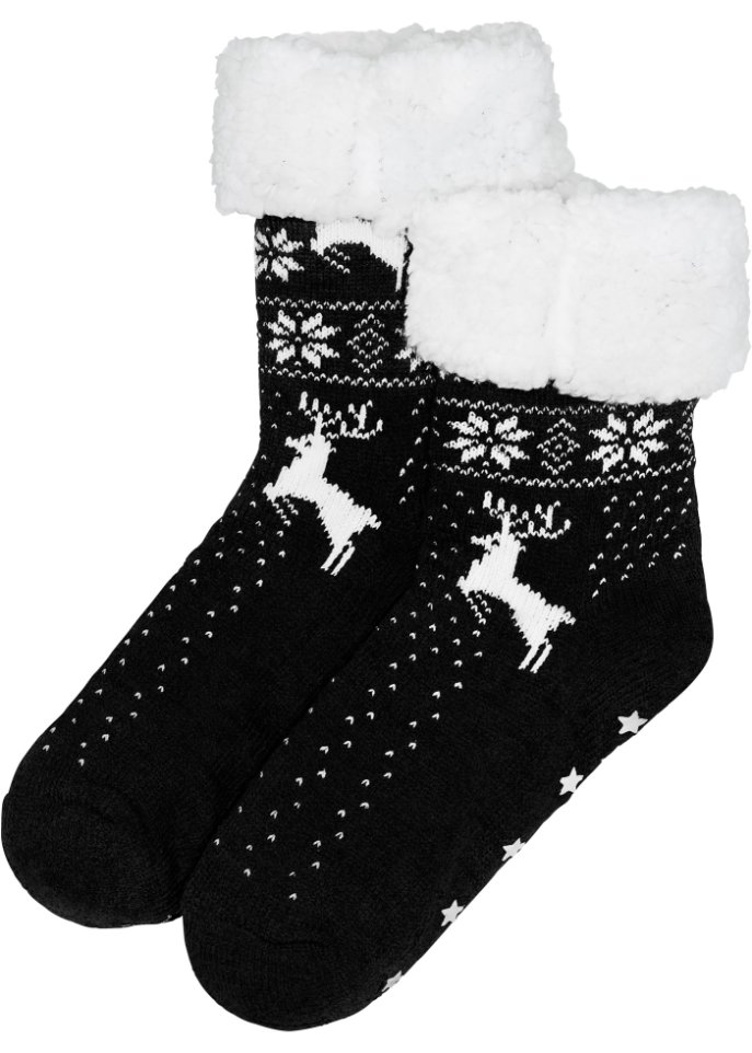 Kuschelsocken mit Teddyfutter