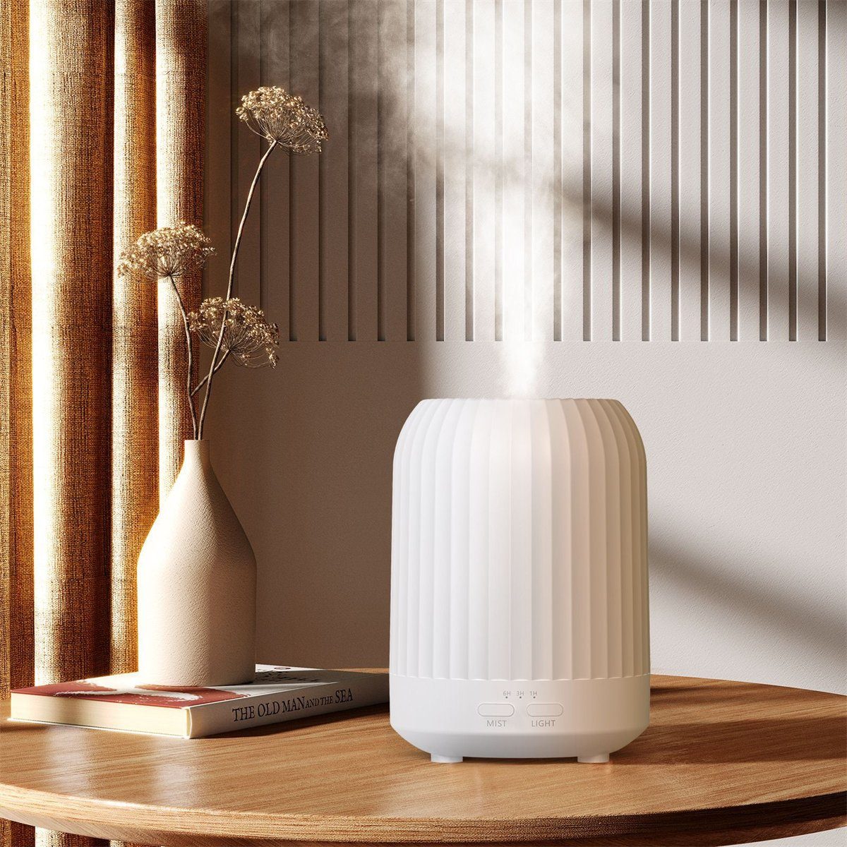 TUABUR Diffuser Aromatherapiegerät, USB-Plug-in-Nachtlicht-Luftbefeuchter