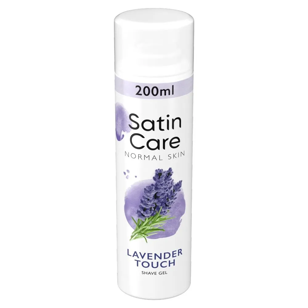 Gillette Satin Care гел за бријање Lavender Touch