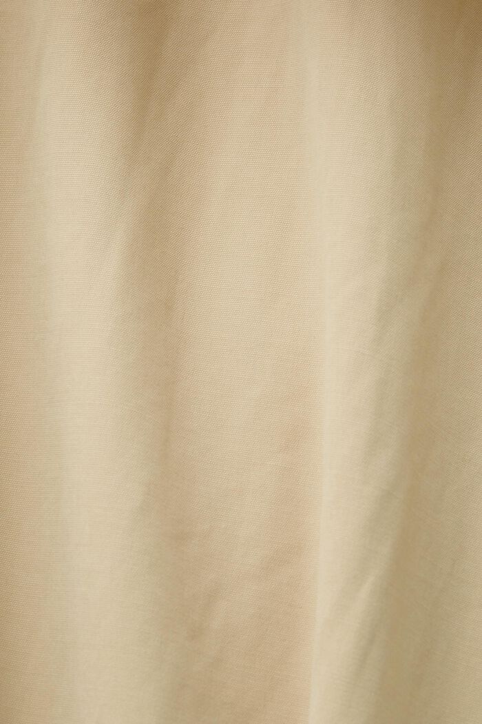 Kurzer Trenchcoat mit Kapuze