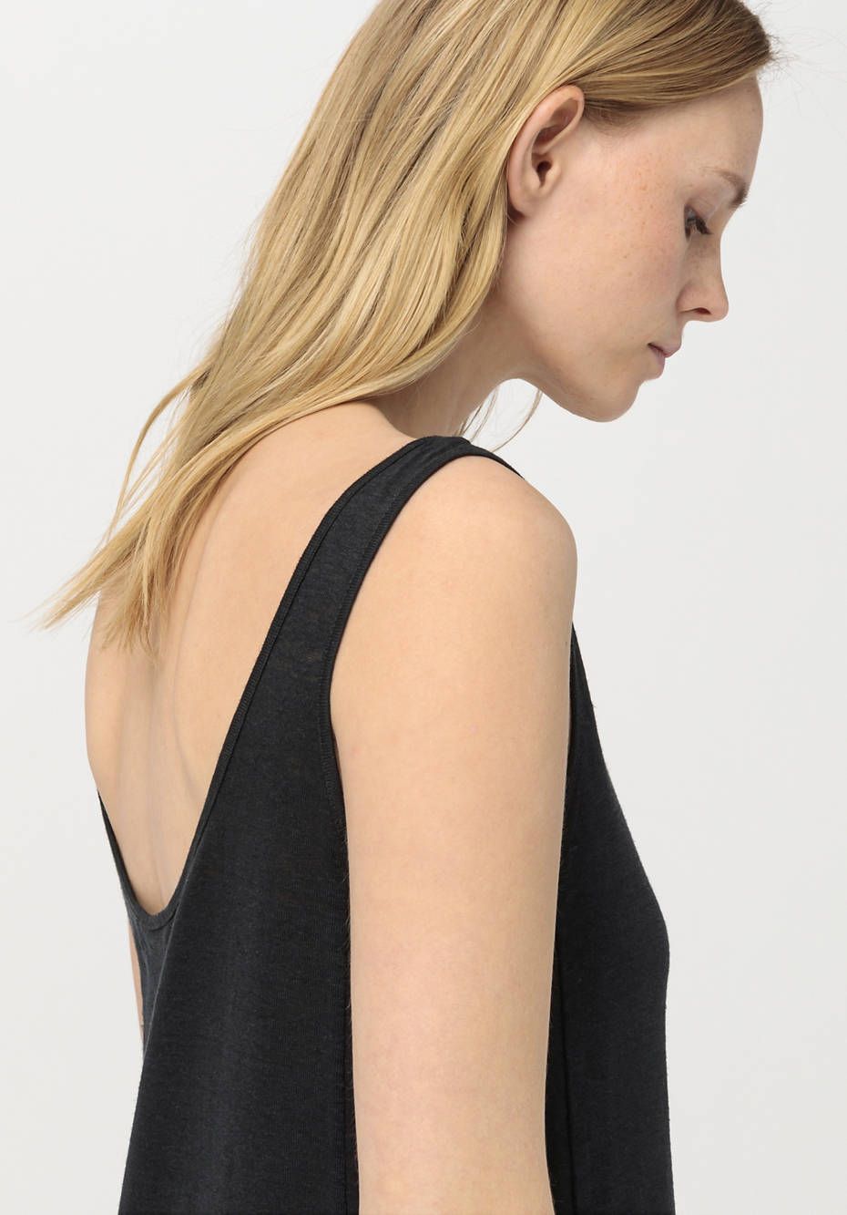 Jersey-Kleid aus reinem Hanf
