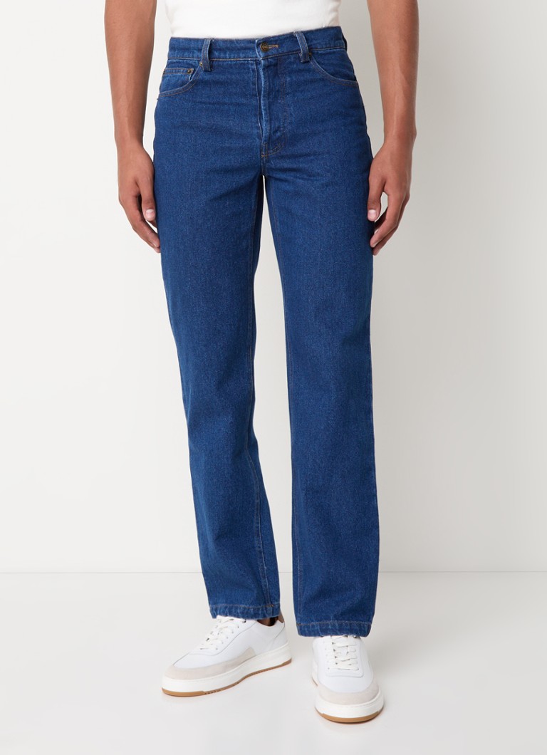 Jeans Jean Bram's Fruit a taglio dritto, lavaggio scuro e tasche laterali