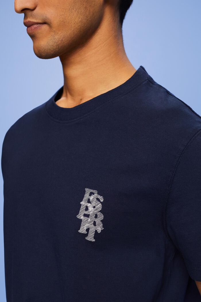 T-Shirt mit Logo, 100 % Baumwolle