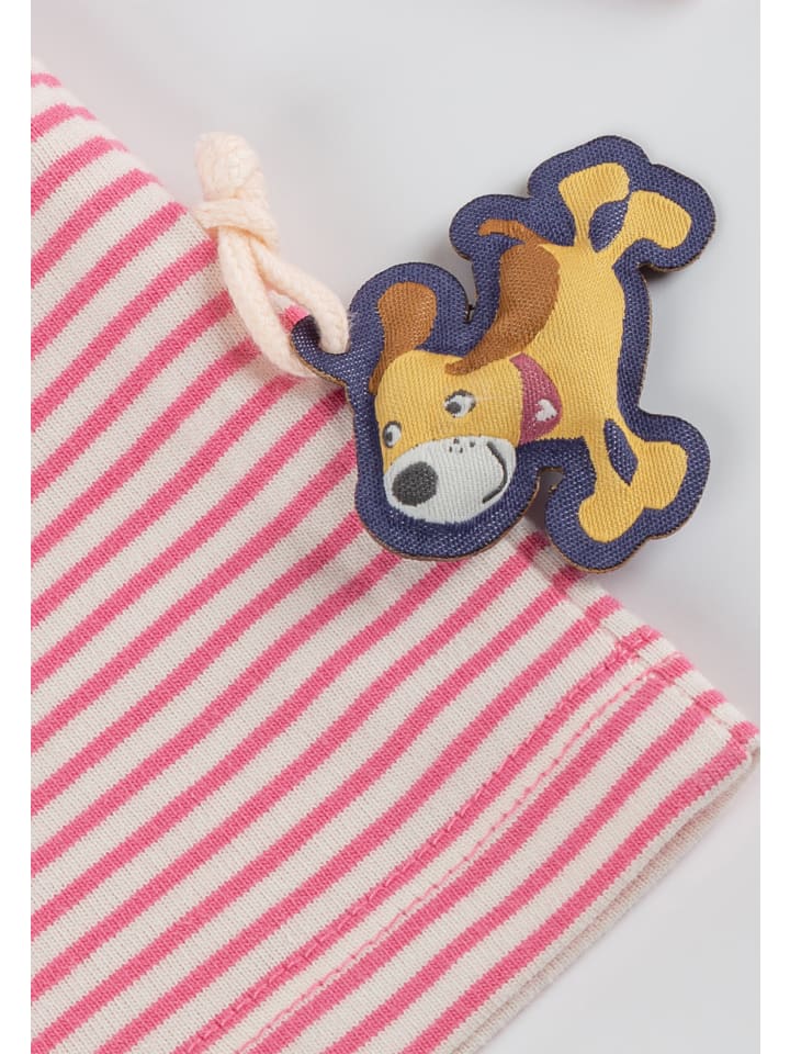 Sigikid T-Shirt Funny Dog in Rosa/Weiß günstig kaufen