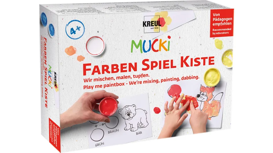 KREUL Mucki Set  Wir mischen, malen, tupfen 250 ml