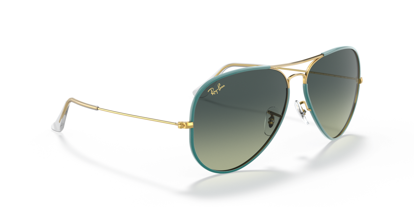 LEGENDĂ AVIATOR ÎN TOATE COLORĂRILE - Verde lucios Verde/Albastru