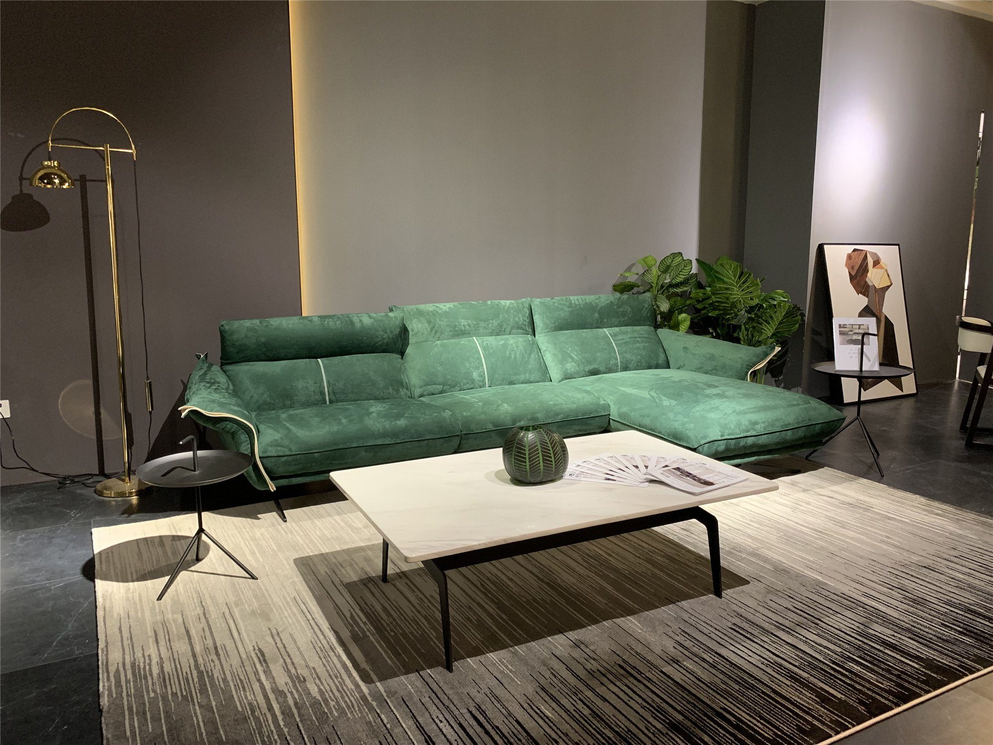 JVmoebel Ecksofa, Design Stoff Ecksofa L-Form Sofa Couch Design Polster Textil