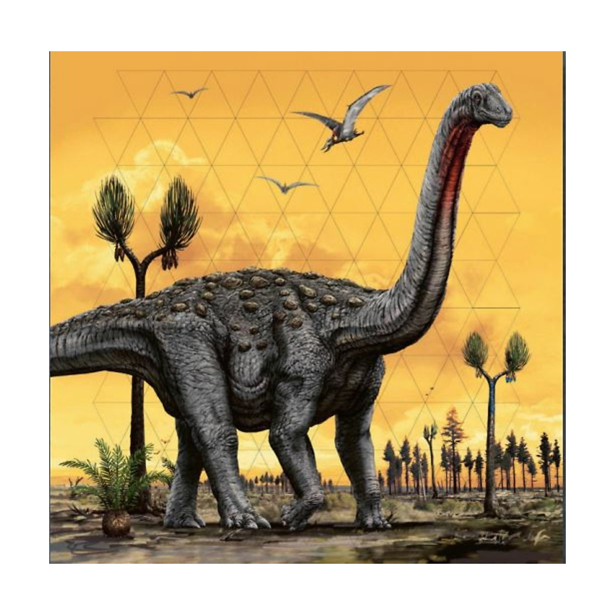 Stickern nach Zahlen T-Rex World