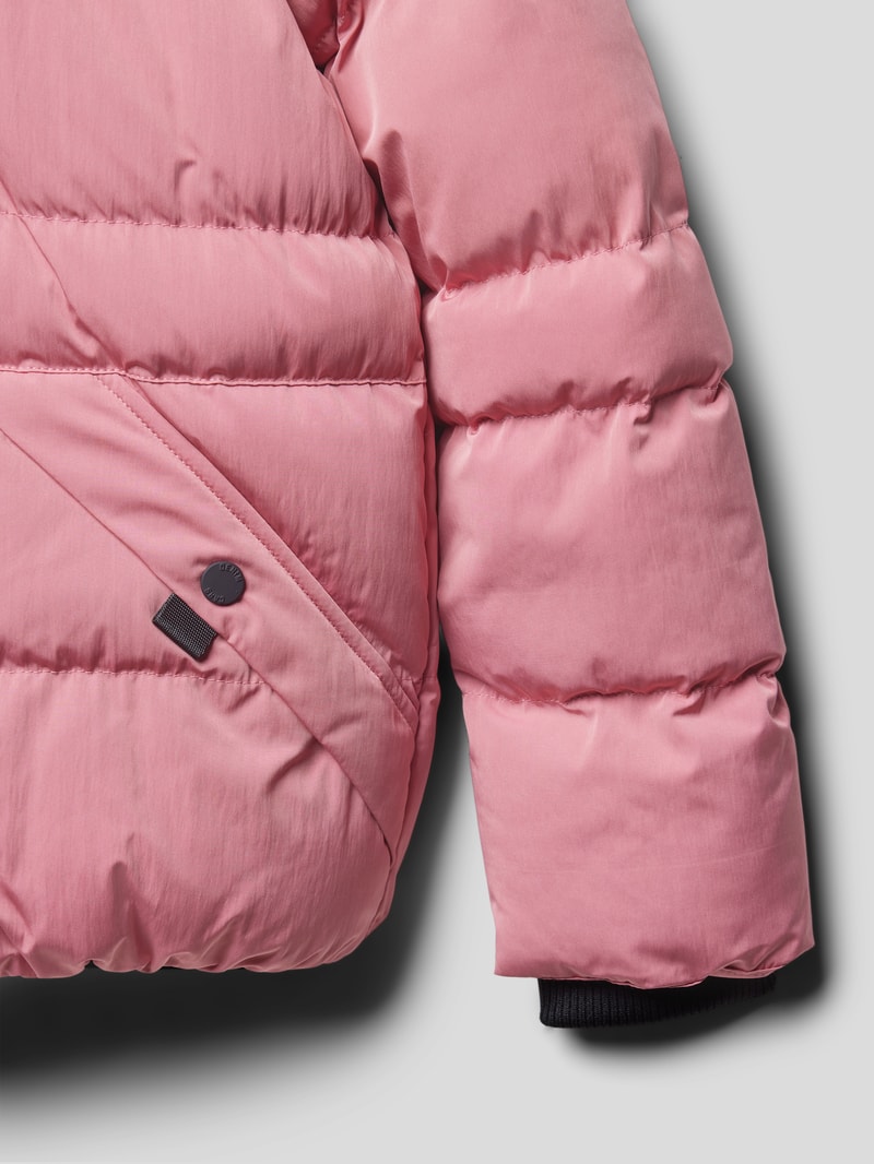 Steppjacke mit Kapuze Modell 'Manik' in rosa