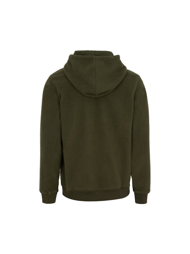 DANISH ENDURANCE Fleecejacke High Pile in dark green günstig kaufen