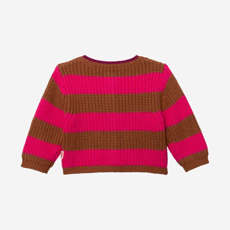 Cardigan bébé fille rose rayé Catimini