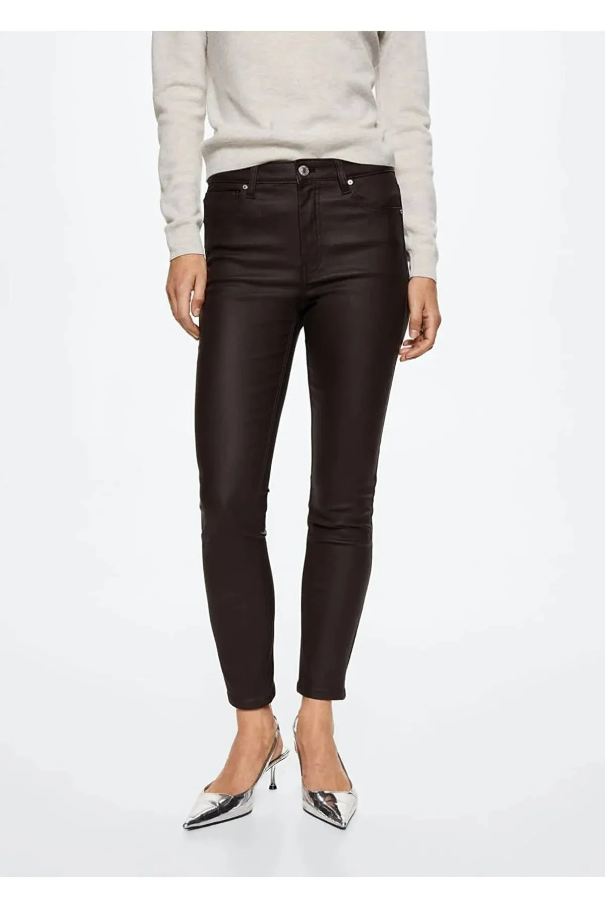 MANGO  Braune Damenjeans 37077708