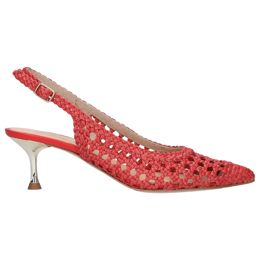 EN AVANT - Slingpumps INTRECCIO Kalbsleder - rot