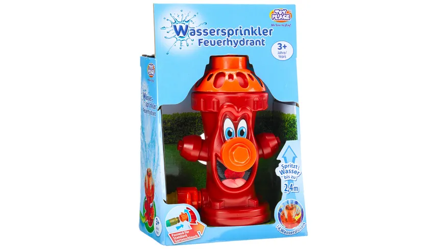 Müller - Toy Place - Wassersprinkler Feuerhydrant, 1 Stück, sortiert