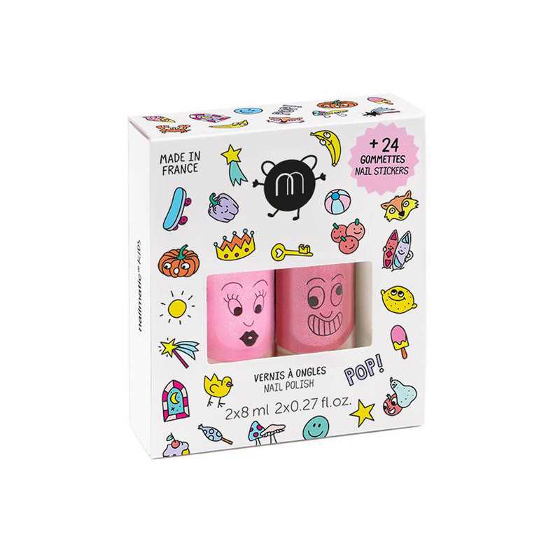 Coffret duo vernis à l'eau Pop Nailmatic