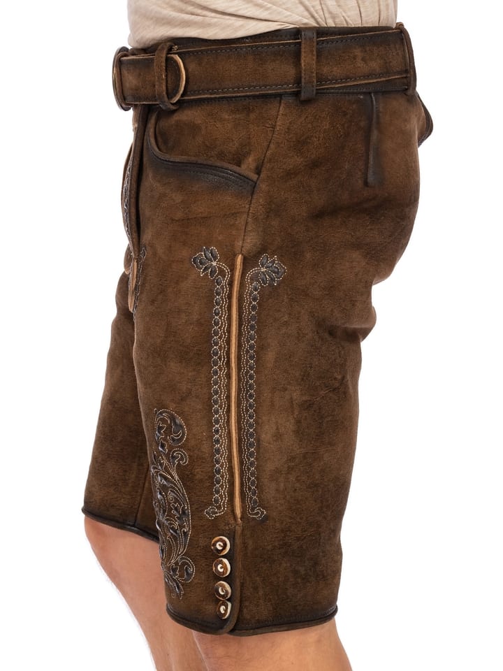 Gwandler Lederhose FERDI havanna in braun günstig kaufen