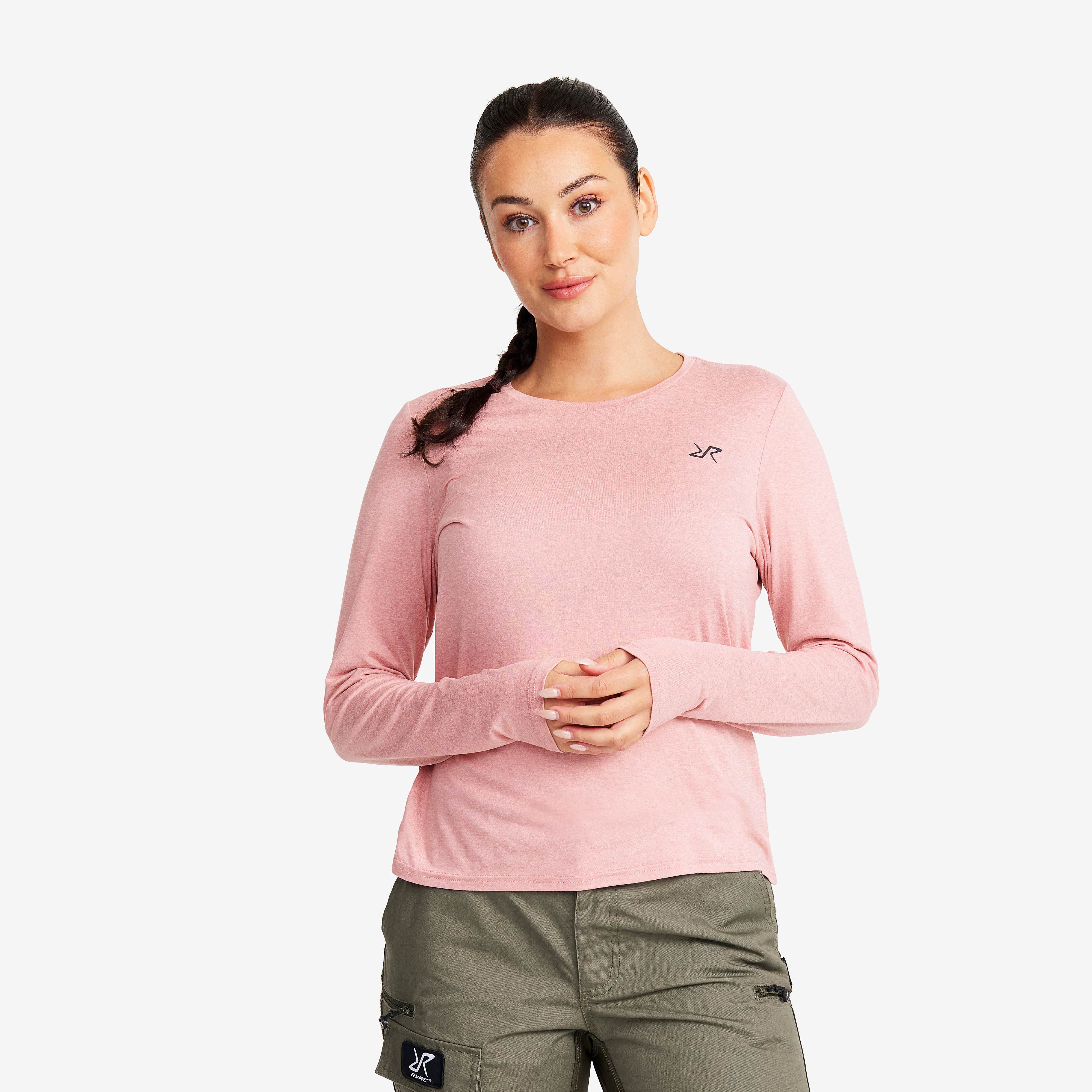 Vagabond Regular Fit Top Femme Blush Melange