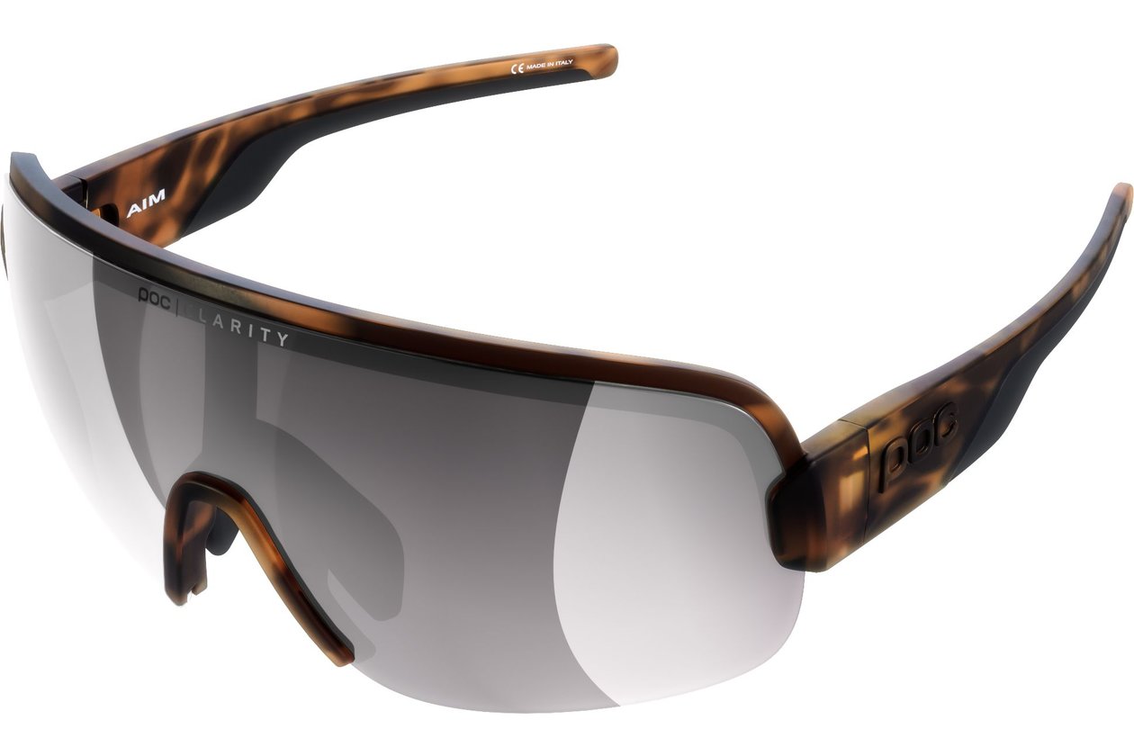 POC Aim - Tortoise Brown/Violet/Silver Mirror
